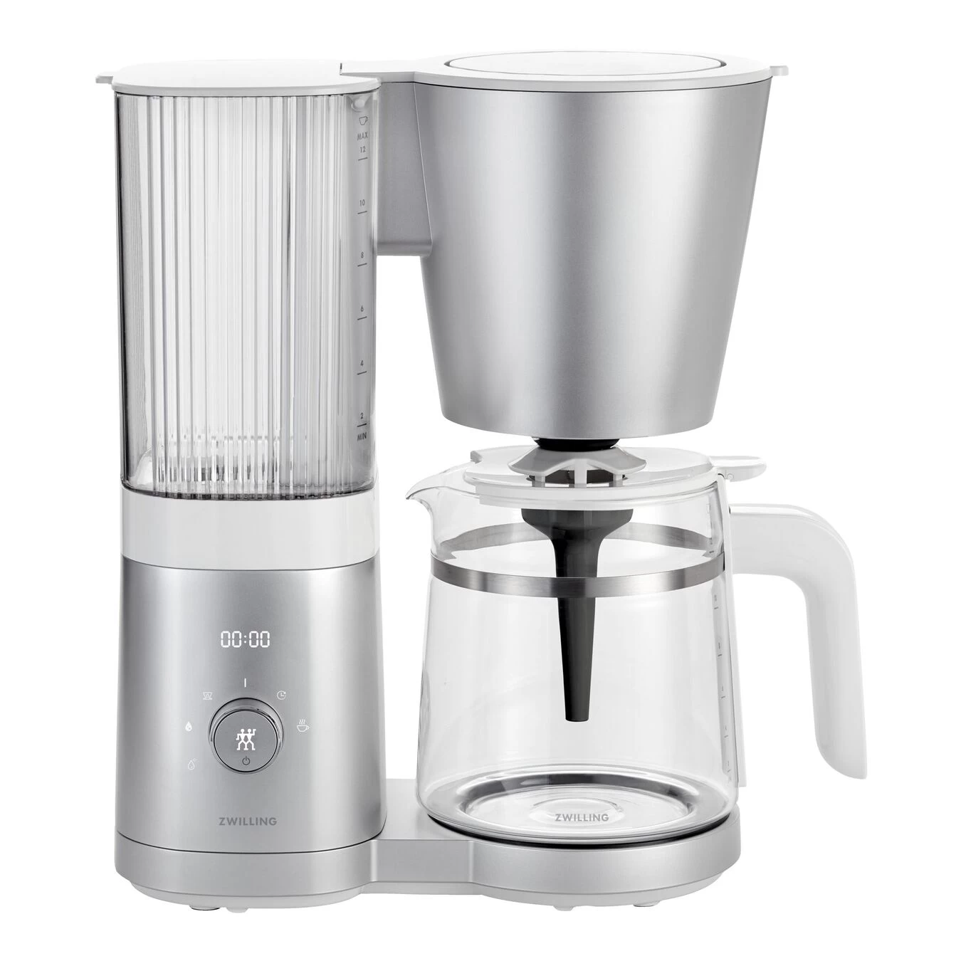 Zwilling Macchina Da Caffè A Filtro, 1,5 L, Bianco-acciaio
