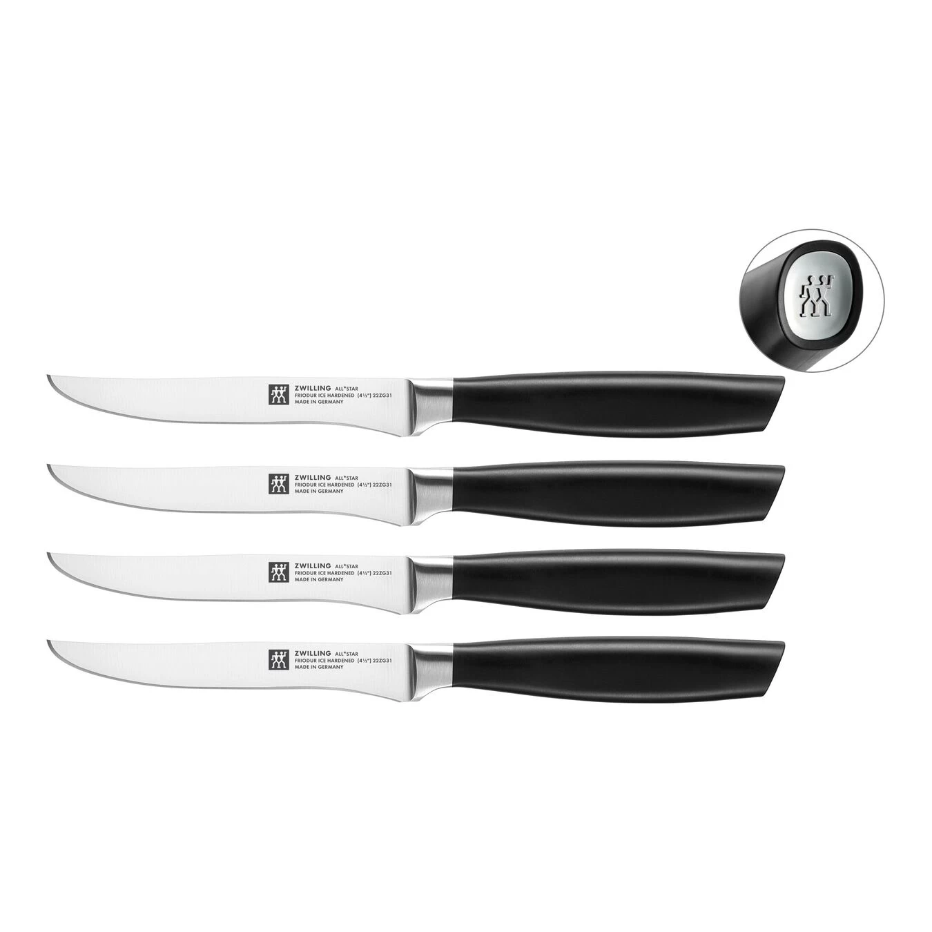 Zwilling Set Da Bistecca, Argento