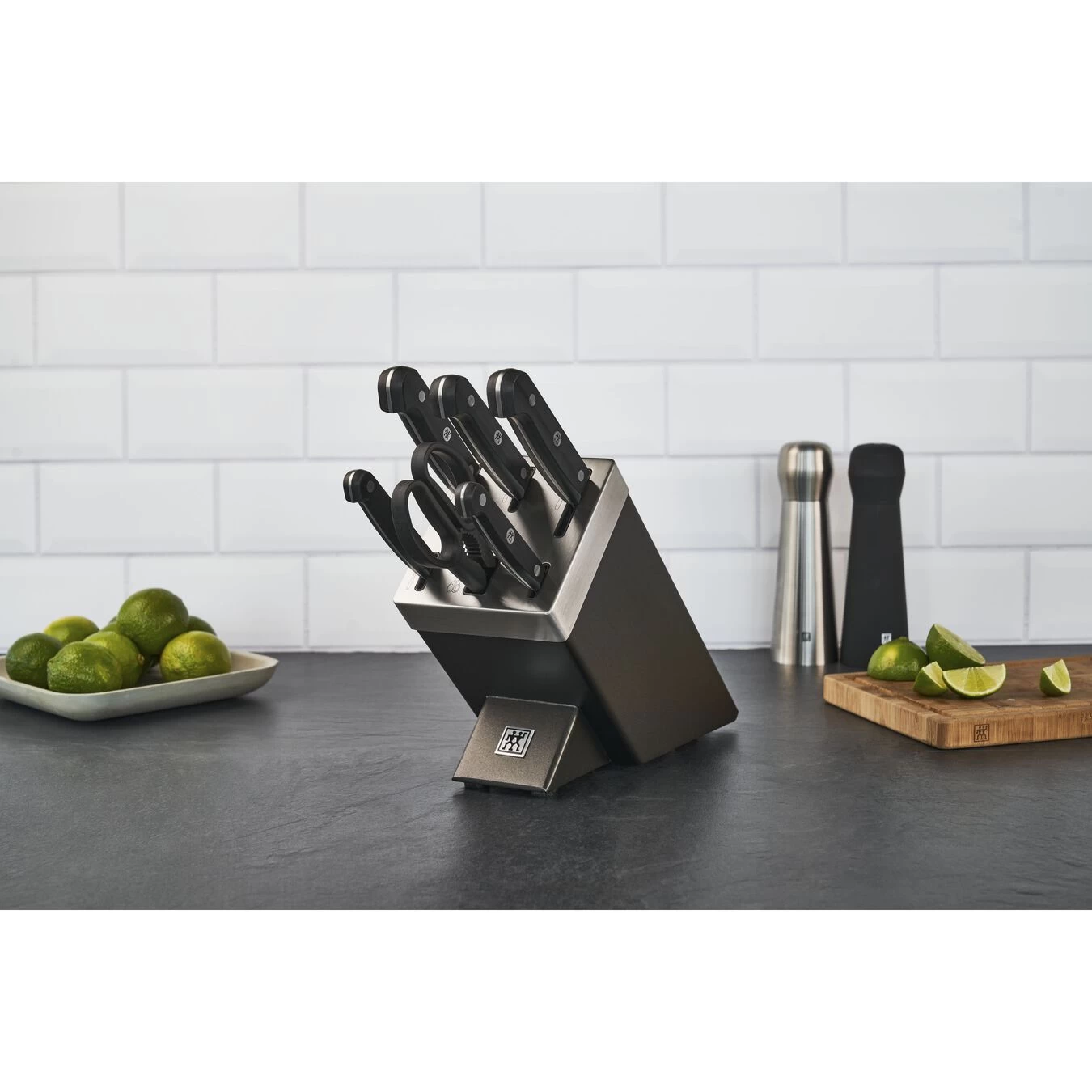 Zwilling Set Di Coltelli Con Ceppo Con Sistema Autoaffilante - 7-pz., Grigio - immagine 3