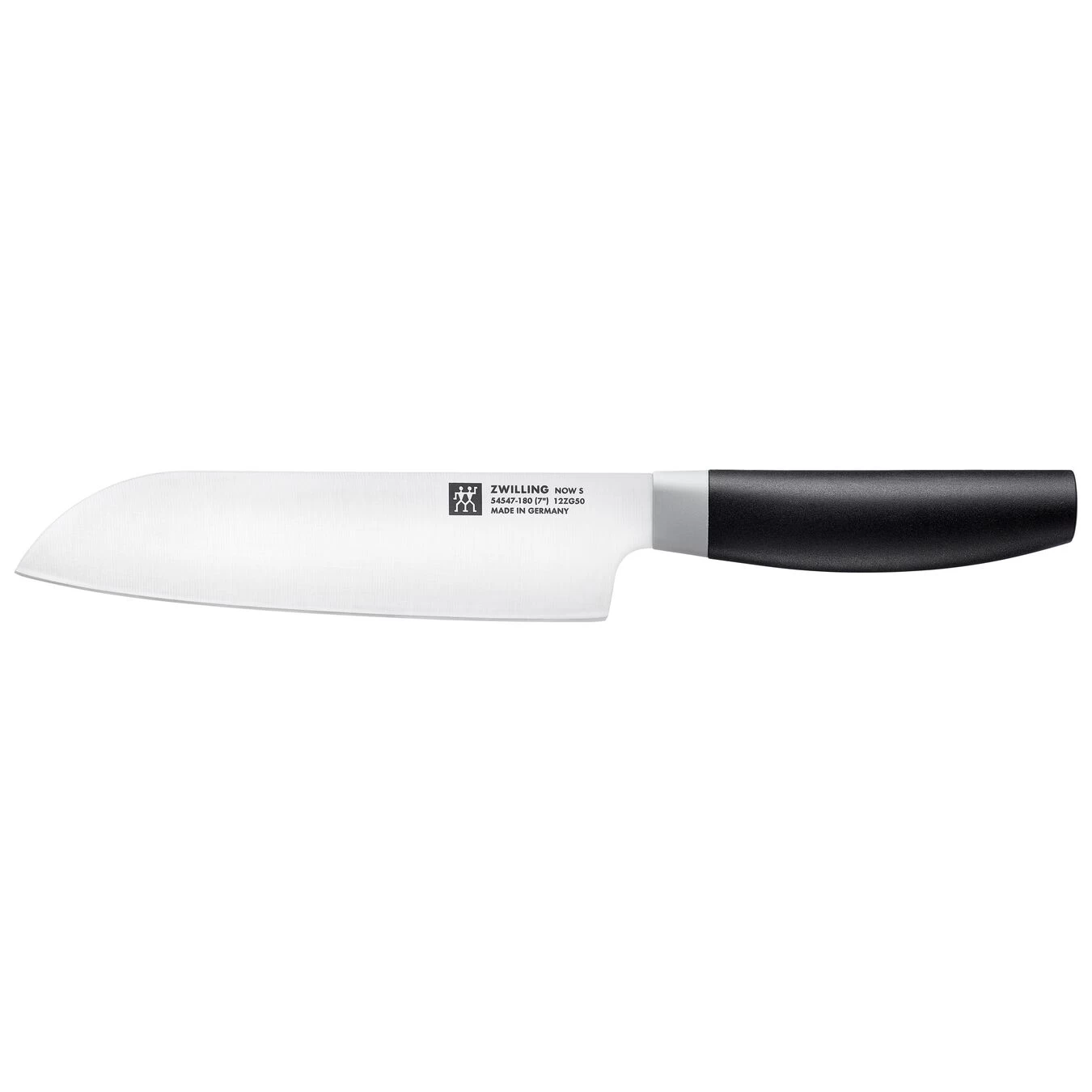 Zwilling Coltello Santoku Liscio - 18 Cm, Nero