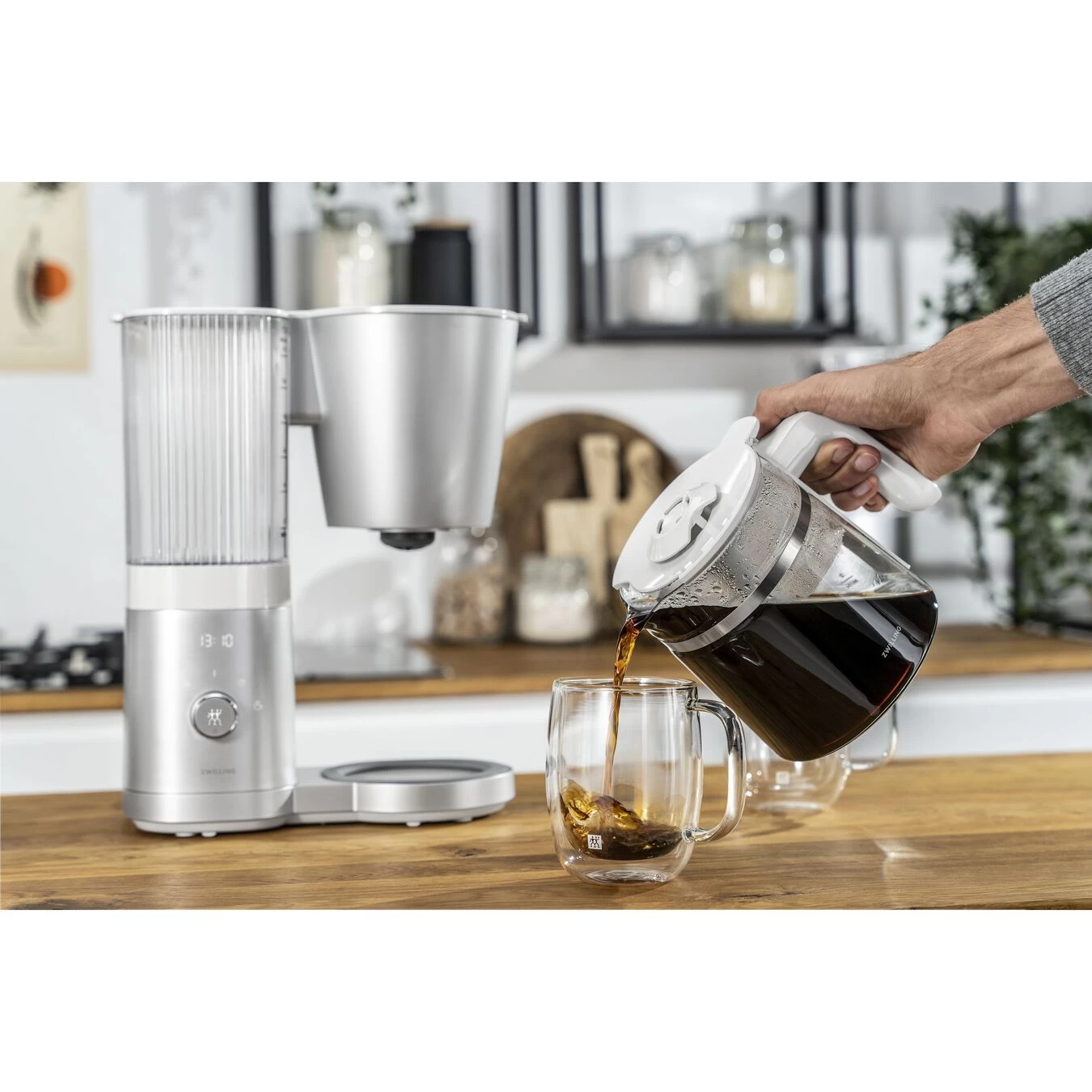 Zwilling Macchina Da Caffè A Filtro, 1,5 L, Bianco-acciaio - immagine 5